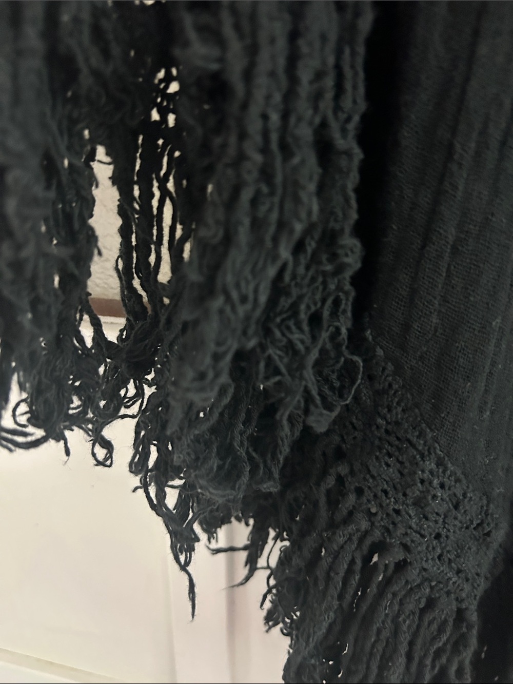 Jen’s Pirate Booty Boho Black Fringe Tunic Dress - Picture 2 of 2